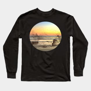 Beautiful Sunset by the Lake Long Sleeve T-Shirt